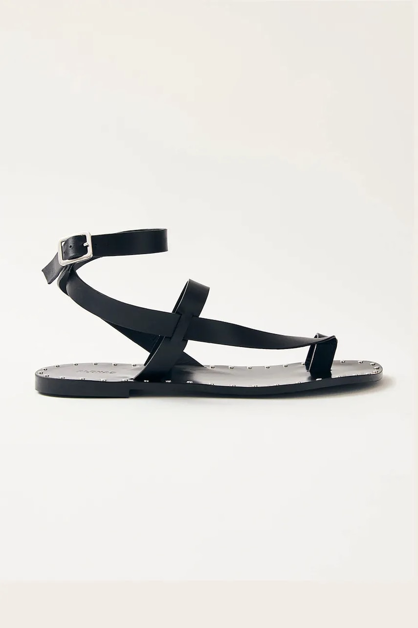 Alohas sandale de piele Tallula femei, culoarea negru, S100638-01