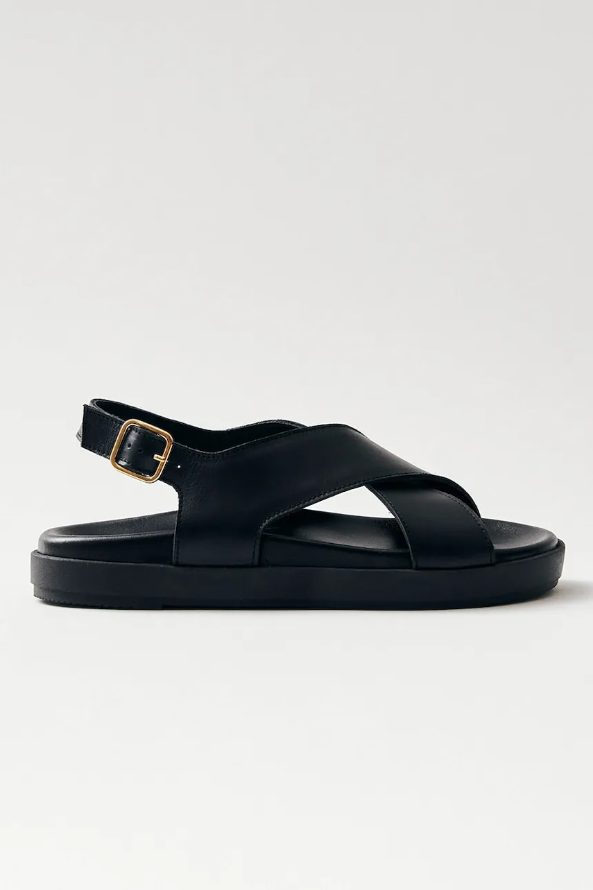 Alohas sandale de piele Nico femei, culoarea negru, cu platforma, S100621-01 Alohas sandale de piele Nico femei, culoarea negru, cu platforma, S100621-01