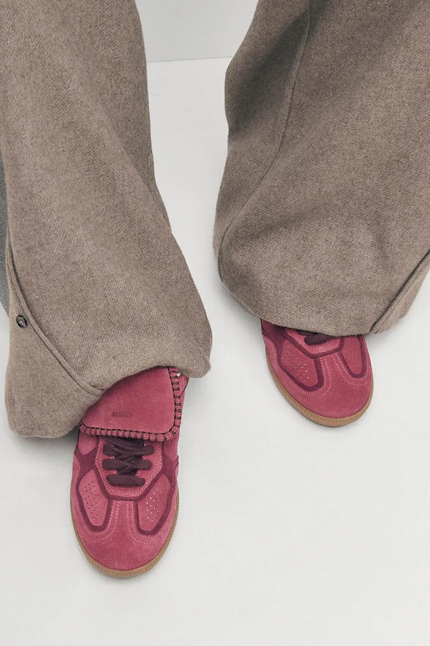 Σουέτ αθλητικά παπούτσια Alohas Tb.490 χρώμα: ροζ, S100917-01 φωτογραφία