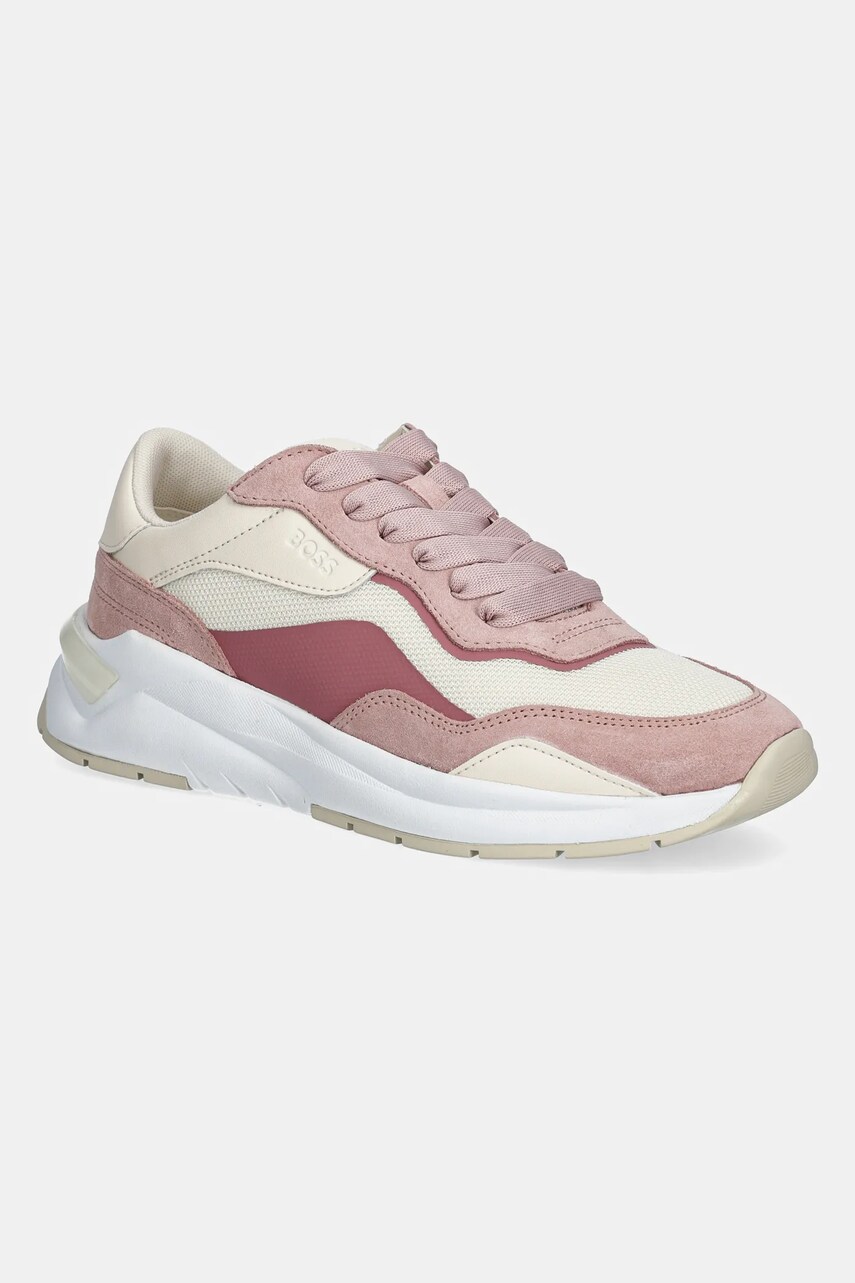 BOSS sneakers Skylar culoarea roz, 50536407