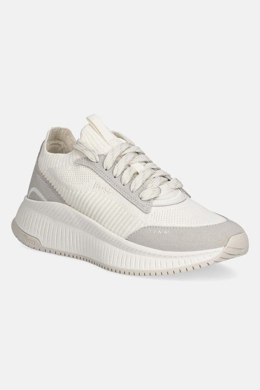 BOSS sneakers TTNMEVO culoarea bej, 50536413