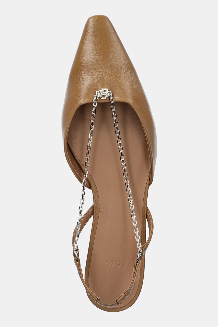 Kožené baleríny BOSS Charlieze (obrázek 4)