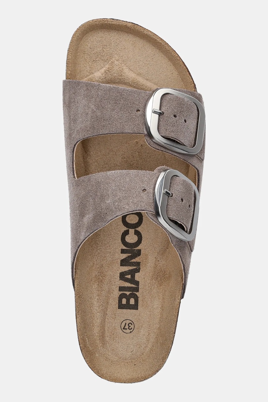 Semišové pantofle Bianco BIAMIAMI (obrázek 4)