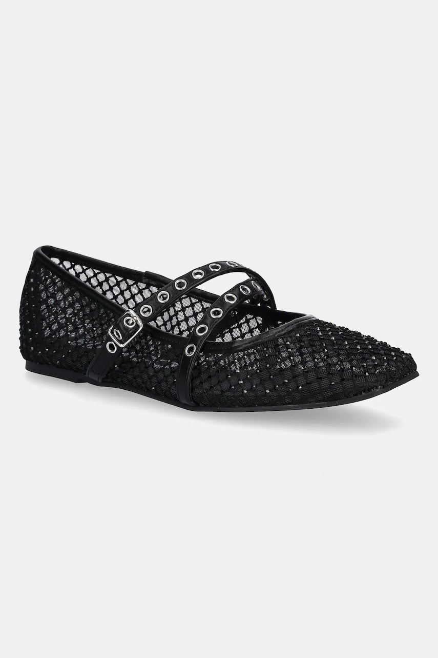 Bianco balerini BIAROSE culoarea negru, 11251795