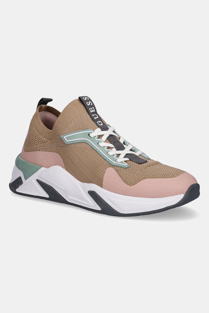 Levně Tenisky Guess GAXTIN zelená barva, FLPGAX FAB12