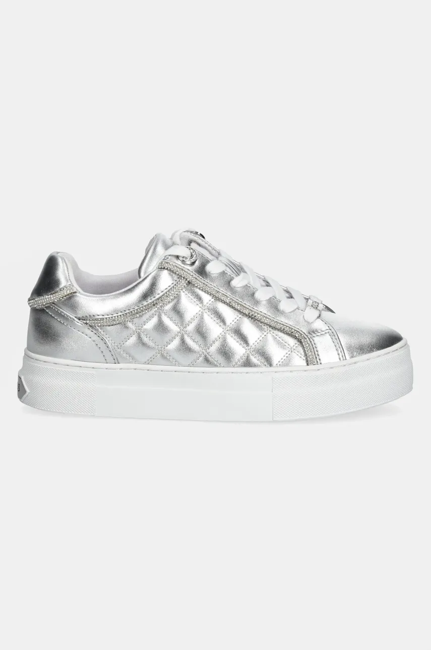 Кроссовки Guess GRATEA женские цвет серебрянный FLPGRA ELE12 Кроссовки Guess GRATEA женские цвет серебрянный FLPGRA ELE12
