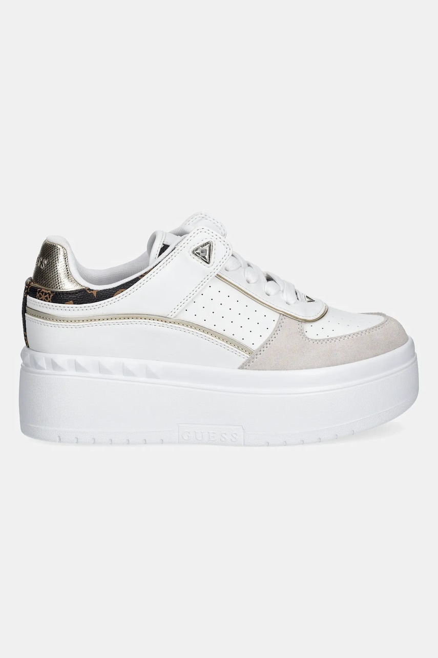 Кроссовки Guess RIDGEE цвет белый FLPRID PEL12 Кроссовки Guess RIDGEE цвет белый FLPRID PEL12