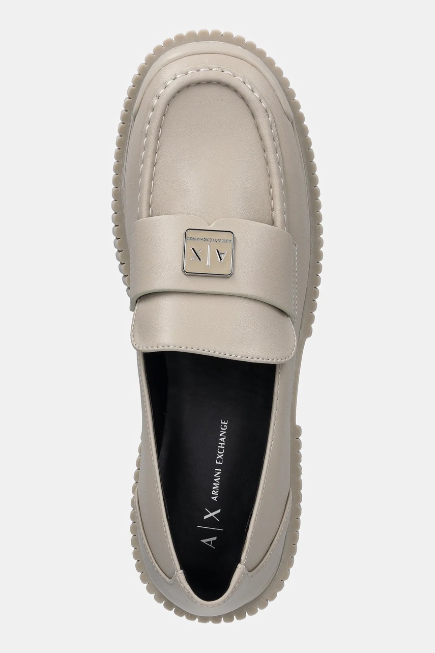 Kožené mokasíny Armani Exchange (obrázek 4)