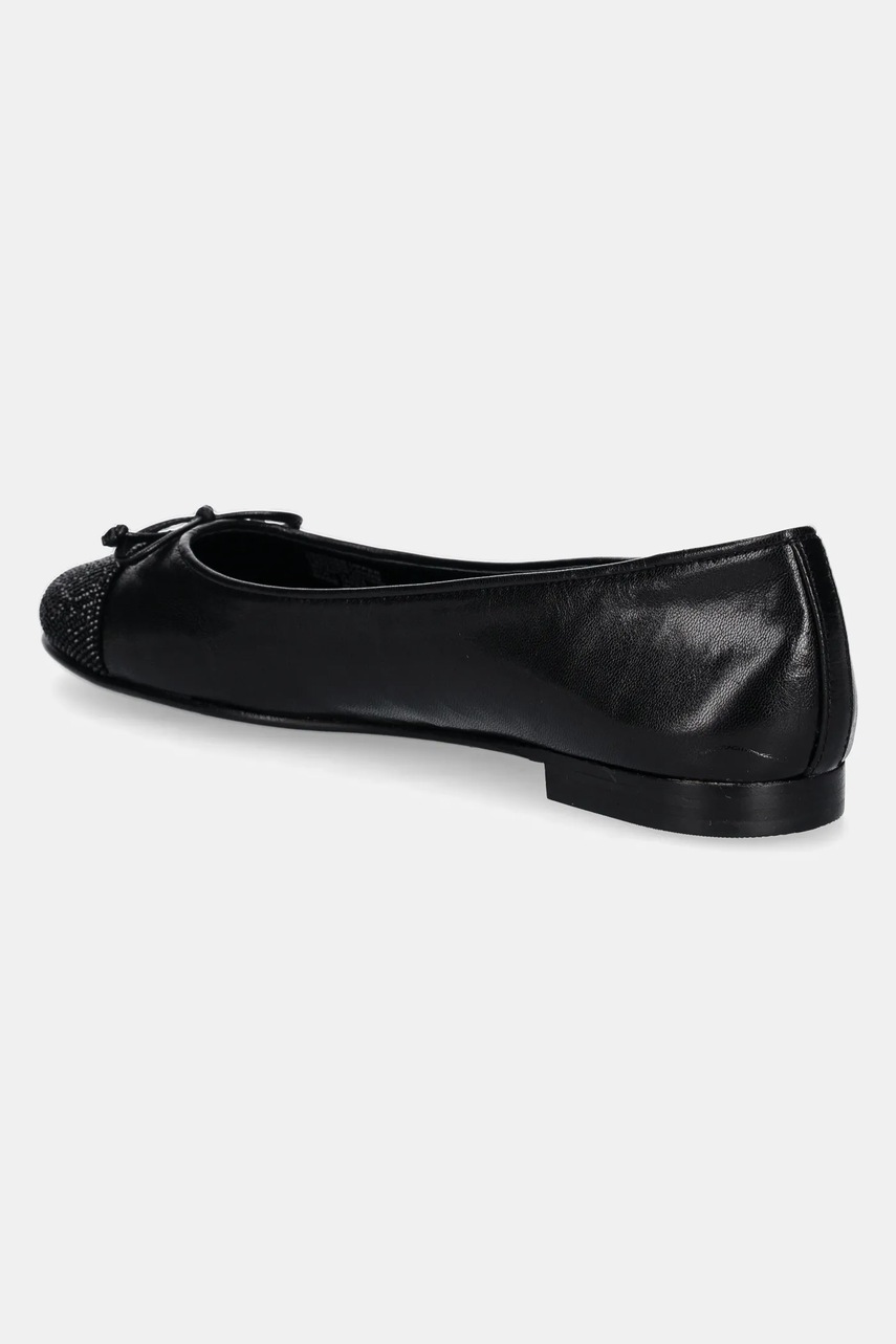 Tory Burch bőr balerina cipő Cap-Toe Pave Ballet fekete, 166214-004 termék 2. képe