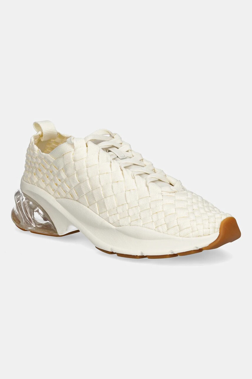 Tory Burch sneakers Good Luck Woven Trainer culoarea bej, 159962-104