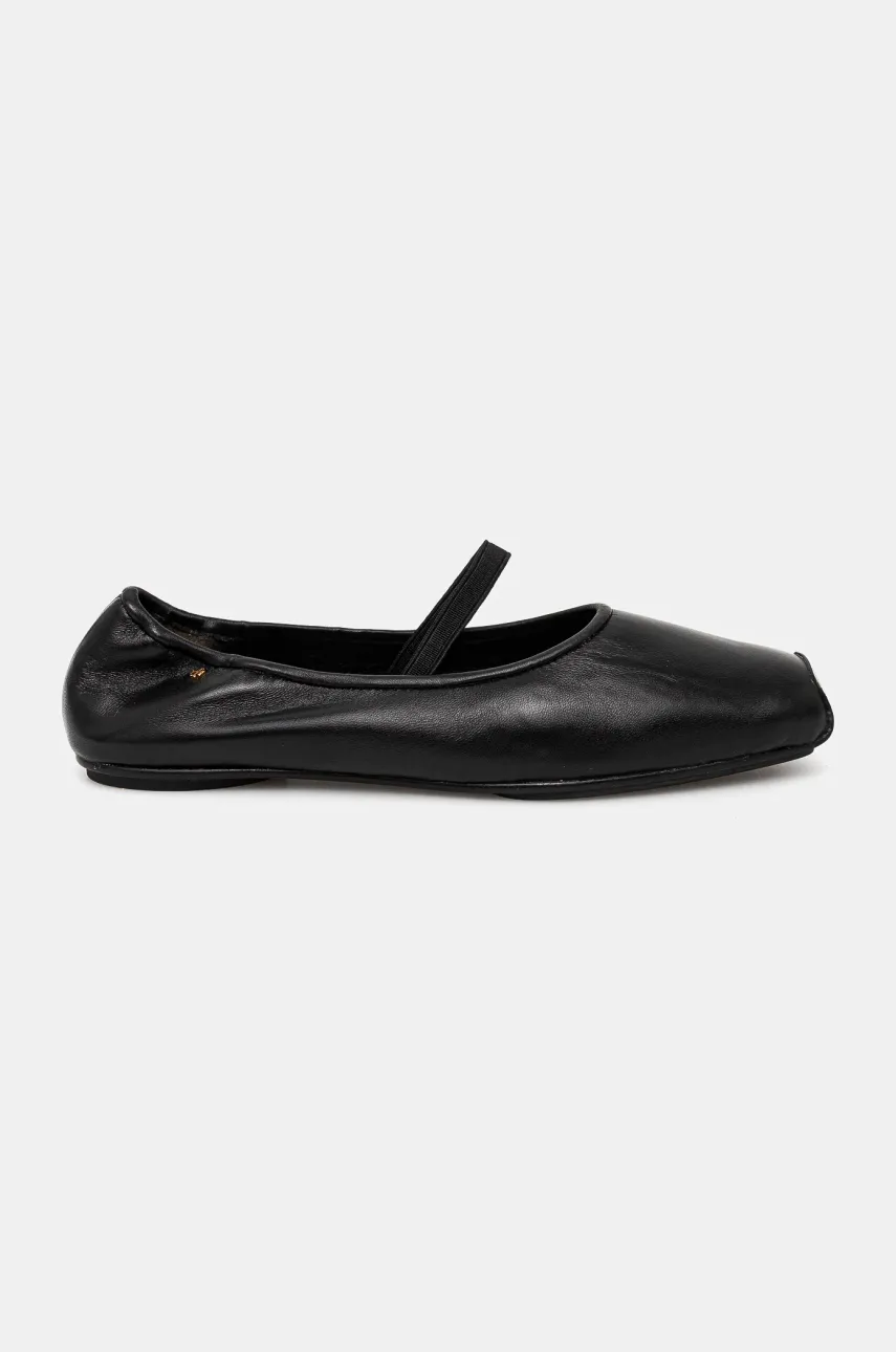 Кожаные балетки Tory Burch Runway Ballet цвет чёрный 157625-006 Кожаные балетки Tory Burch Runway Ballet цвет чёрный 157625-006