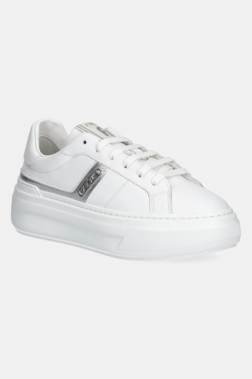 Levně Kožené tenisky Furla Nuage Sneaker bílá barva, YJ14NUA BX3719 Q1700