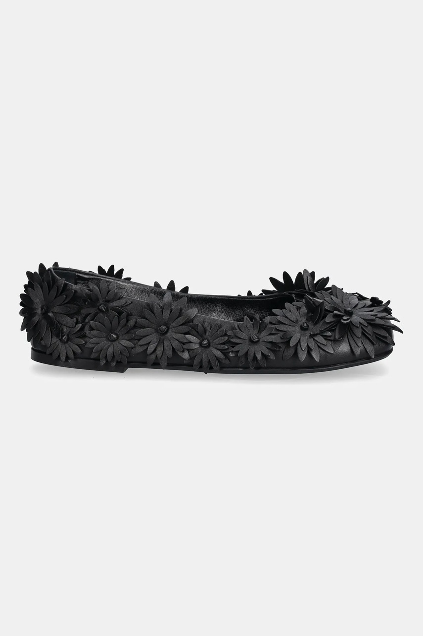 Кожаные балетки AGL Ceramic Full Flowers цвет чёрный D840008PGKF0551013 Кожаные балетки AGL Ceramic Full Flowers цвет чёрный D840008PGKF0551013
