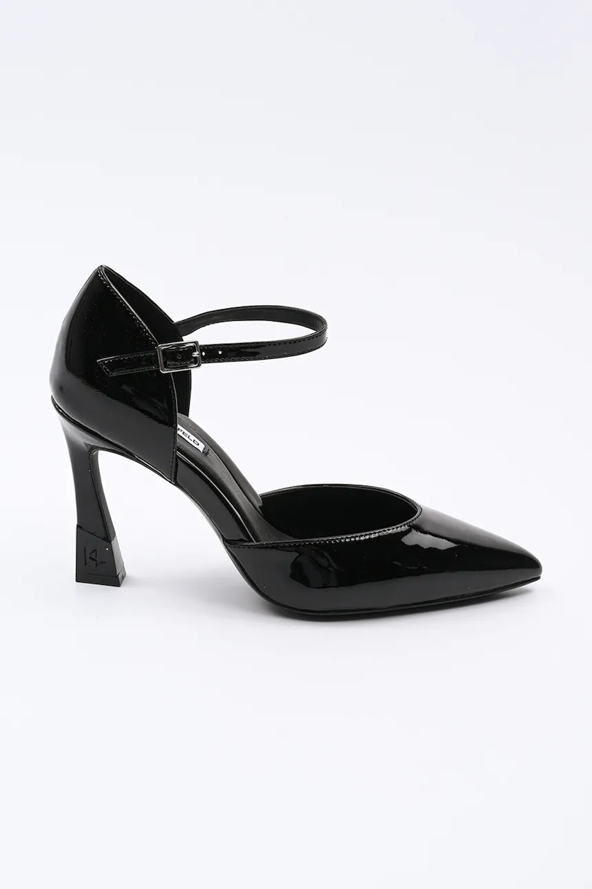 Karl Lagerfeld pantofi cu toc PREMIERE 90 culoarea negru, KL33504 Karl Lagerfeld pantofi cu toc PREMIERE 90 culoarea negru, KL33504