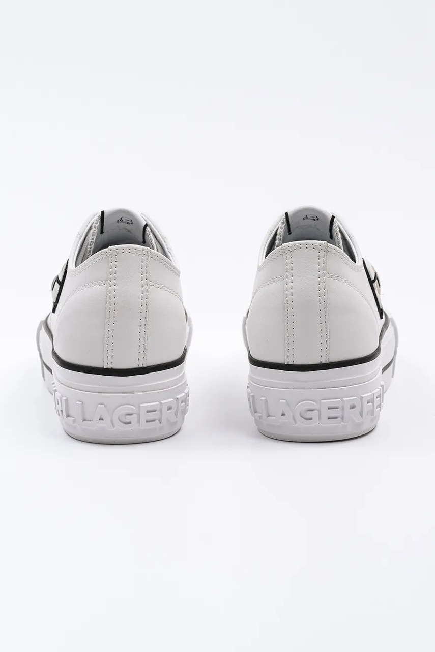 Шкіряні кеди Karl Lagerfeld KAMPUS MAX NFT жіночі колір білий KL60425T 