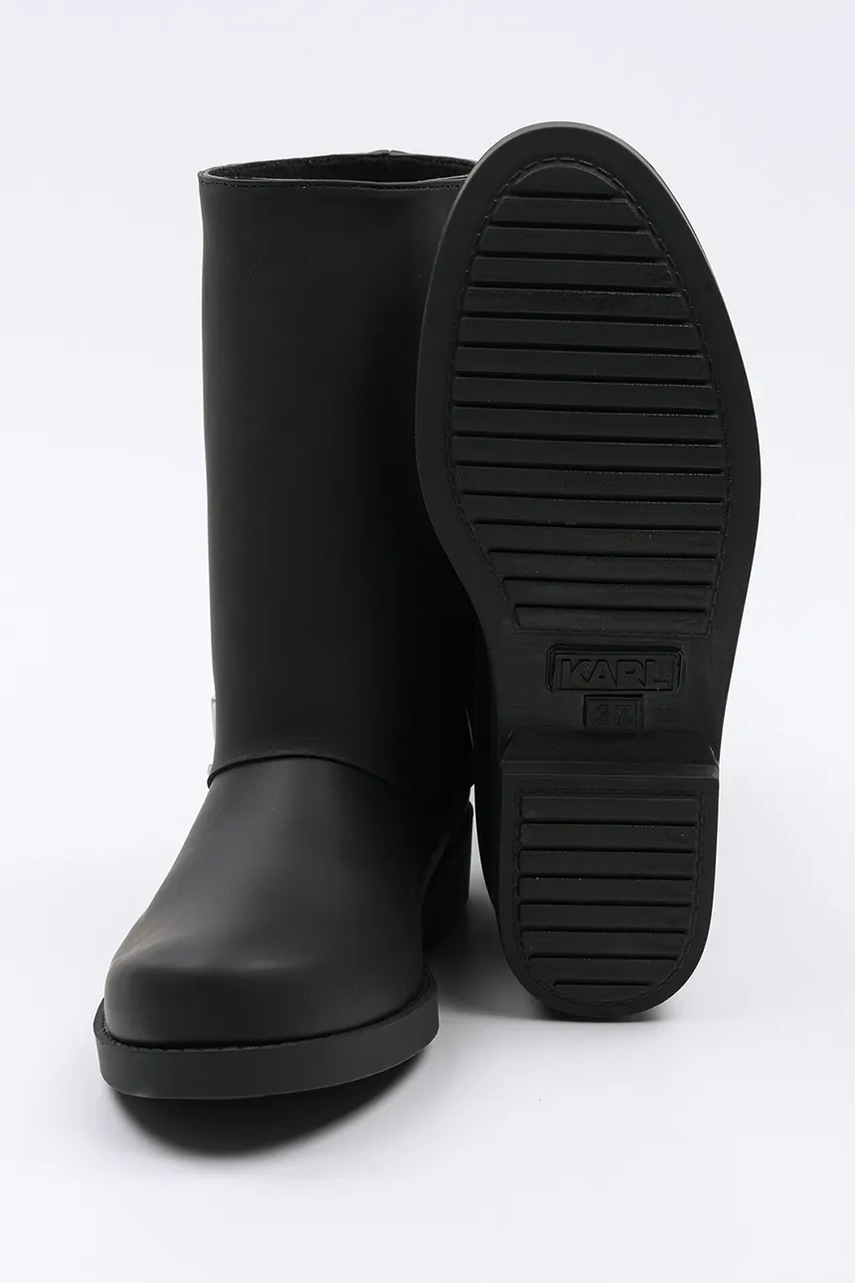 Γαλότσες Karl Lagerfeld KALOSH χρώμα: μαύρο, KL47064 φωτογραφία