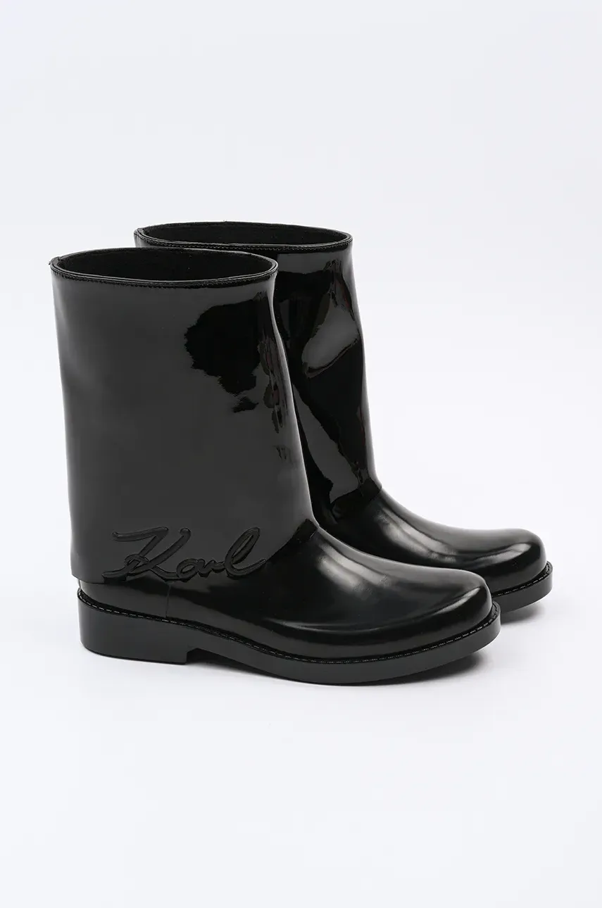 Резиновые сапоги Karl Lagerfeld KALOSH женские цвет чёрный KL47064S Резиновые сапоги Karl Lagerfeld KALOSH женские цвет чёрный KL47064S
