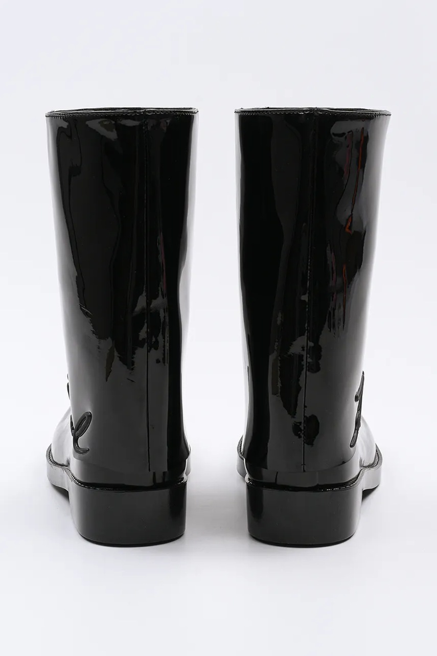 Γαλότσες Karl Lagerfeld KALOSH χρώμα: μαύρο, KL47064S φωτογραφία