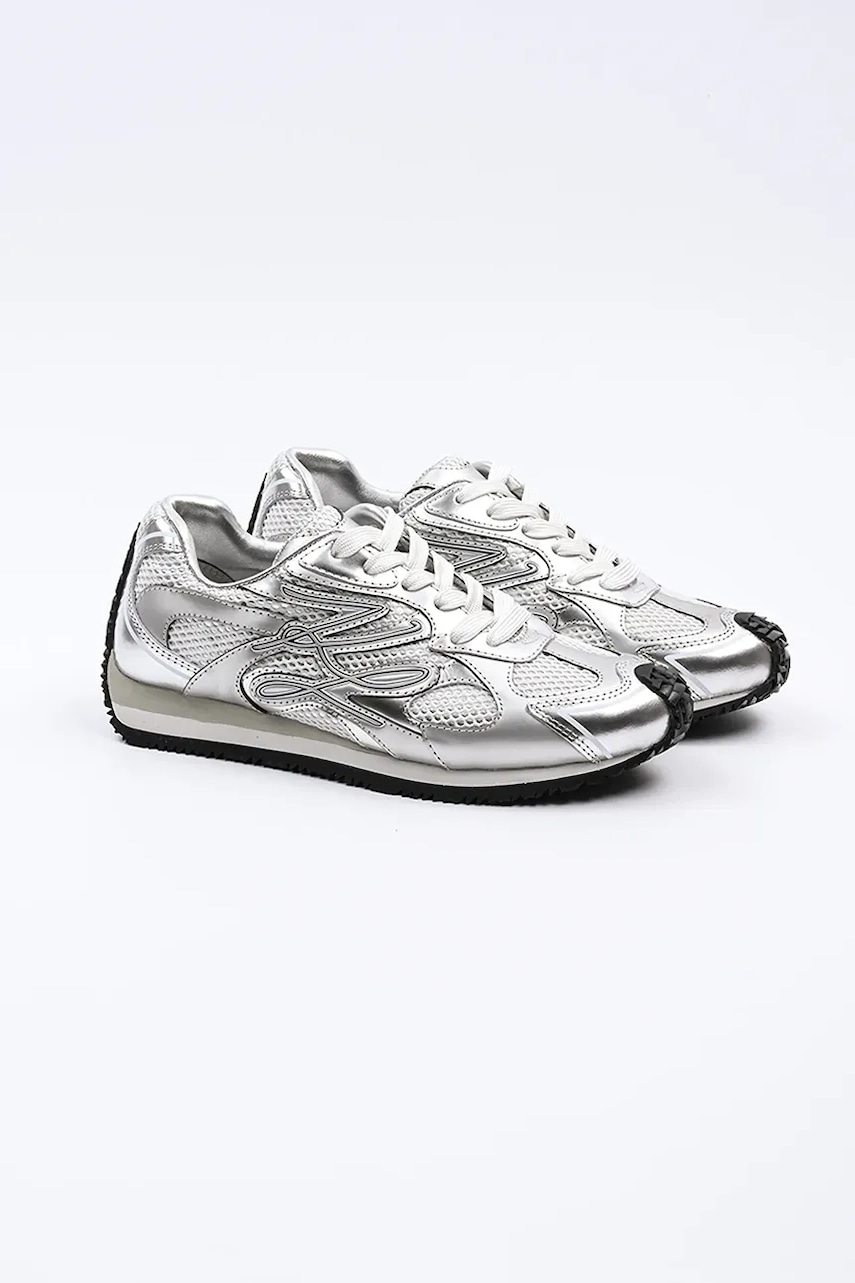 Кроссовки Karl Lagerfeld VELOCETTE цвет серебрянный KL63925 Кроссовки Karl Lagerfeld VELOCETTE цвет серебрянный KL63925