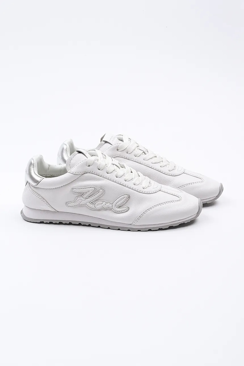 Кожаные кроссовки Karl Lagerfeld VENUS цвет белый KL65911A Кожаные кроссовки Karl Lagerfeld VENUS цвет белый KL65911A