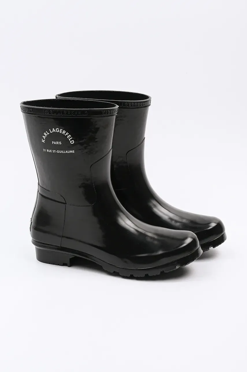 Резиновые сапоги Karl Lagerfeld KALOSH женские цвет чёрный KL47075S Резиновые сапоги Karl Lagerfeld KALOSH женские цвет чёрный KL47075S