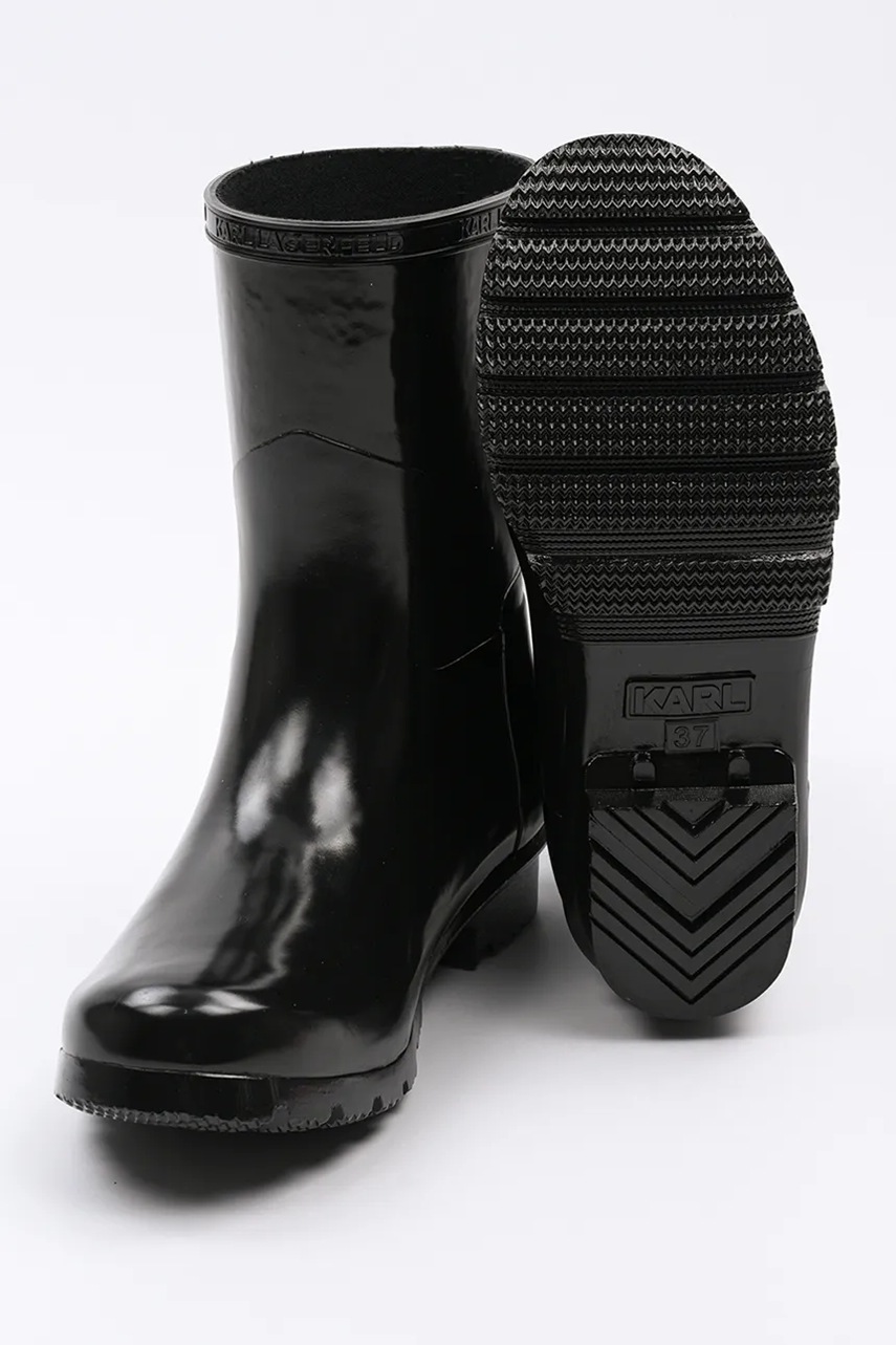 Γαλότσες Karl Lagerfeld KALOSH χρώμα: μαύρο, KL47075S φωτογραφία