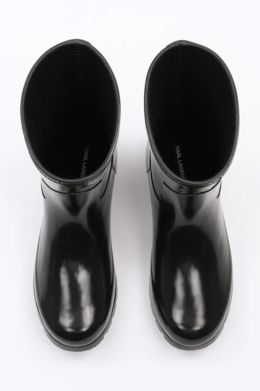 Γαλότσες Karl Lagerfeld KALOSH χρώμα: μαύρο, KL47075S φωτογραφία