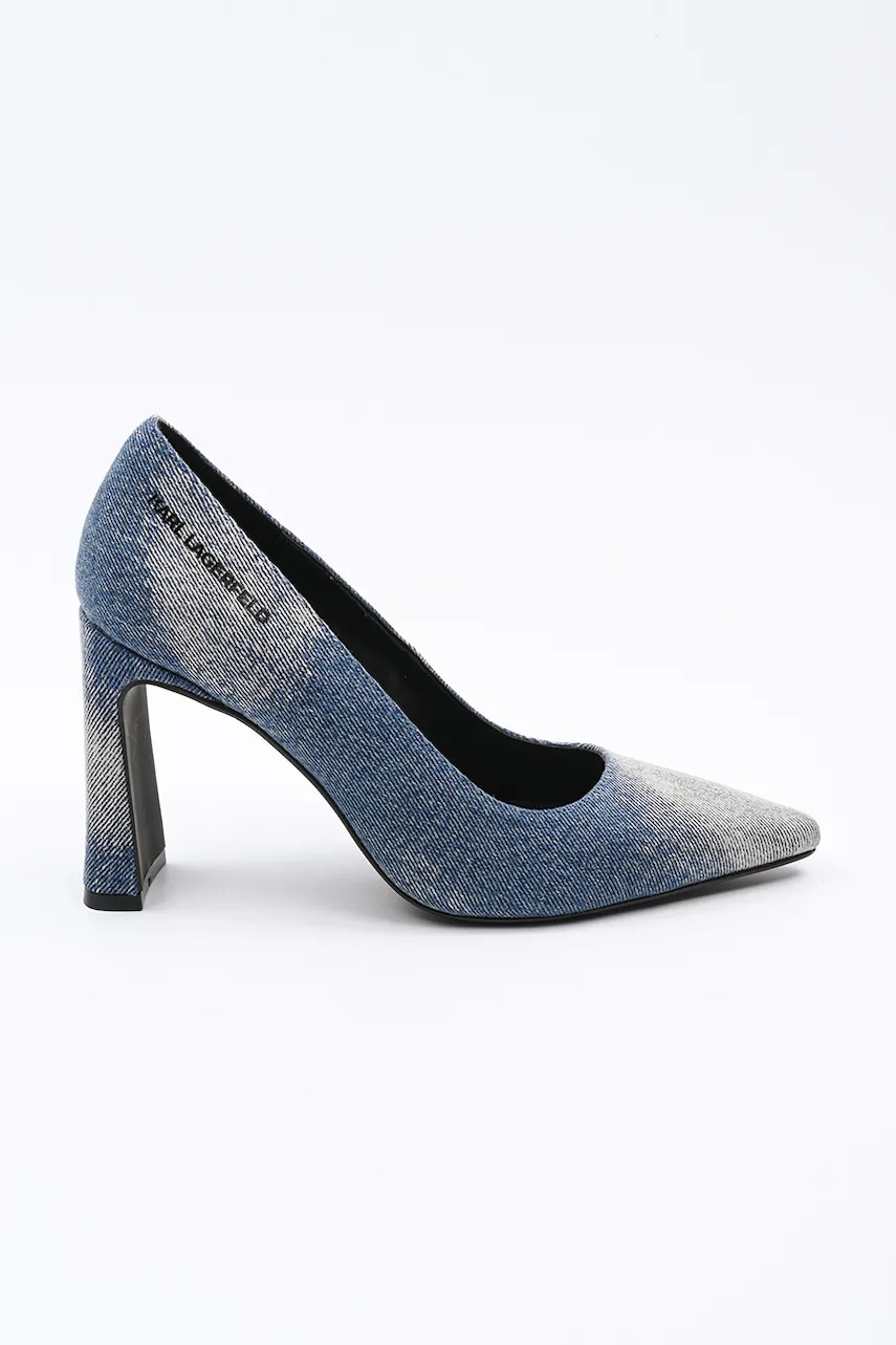 Karl Lagerfeld Jeans pumps PANACHE HI cu toc drept, KLJ30824 Karl Lagerfeld Jeans pumps PANACHE HI cu toc drept, KLJ30824