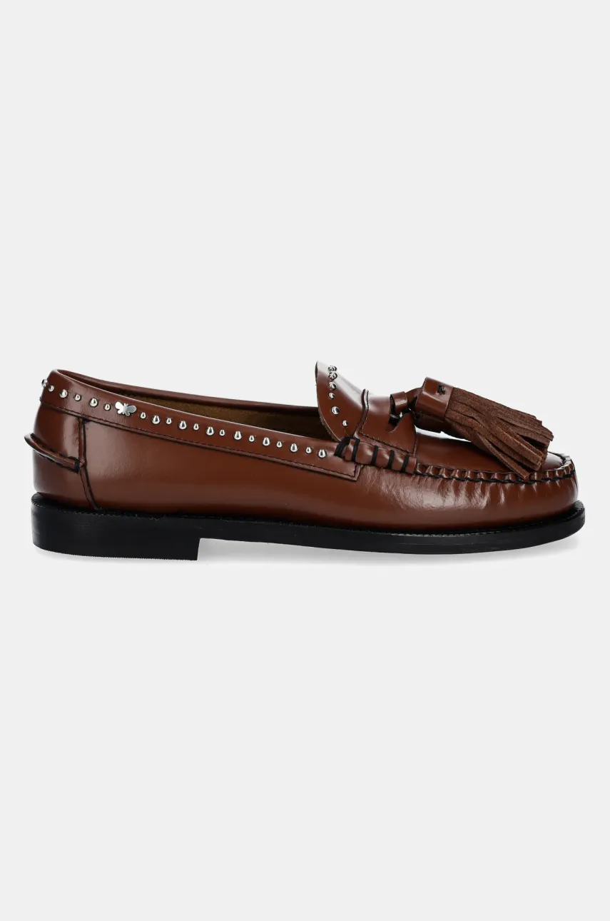 Кожаные мокасины Weekend Max Mara WEEKENDAN женские цвет коричневый на плоском ходу 2515521014600 Кожаные мокасины Weekend Max Mara WEEKENDAN женские цвет коричневый на плоском ходу 2515521014600