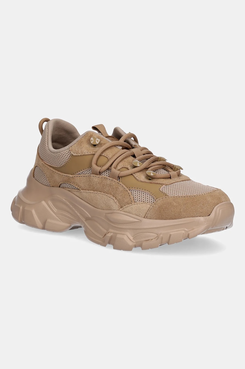 Weekend Max Mara sneakers BEBBIO femei, culoarea maro, 2515761054600 Weekend Max Mara sneakers BEBBIO femei, culoarea maro, 2515761054600