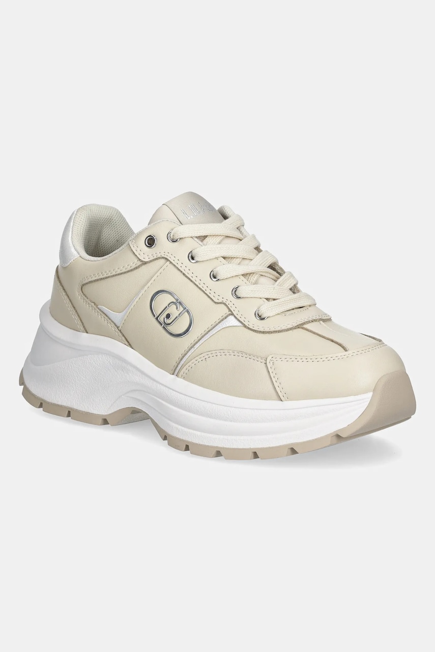Levně Tenisky Liu Jo EVA 02 béžová barva, BA5065P0102S1185
