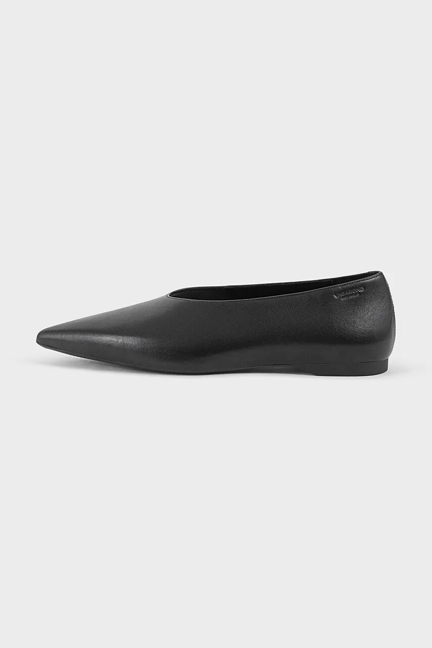 Vagabond Shoemakers balerini de piele HERMINE culoarea negru, 5933-001-20