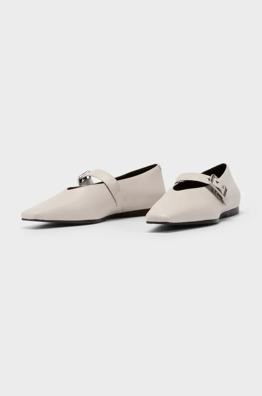 Кожаные балетки Vagabond Shoemakers WIOLETTA цвет бежевый 5701-201-02 Кожаные балетки Vagabond Shoemakers WIOLETTA цвет бежевый 5701-201-02