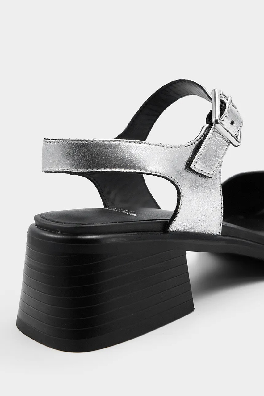 Δερμάτινα σανδάλια Vagabond Shoemakers INES χρώμα: ασημί, 5911-083-79 φωτογραφία