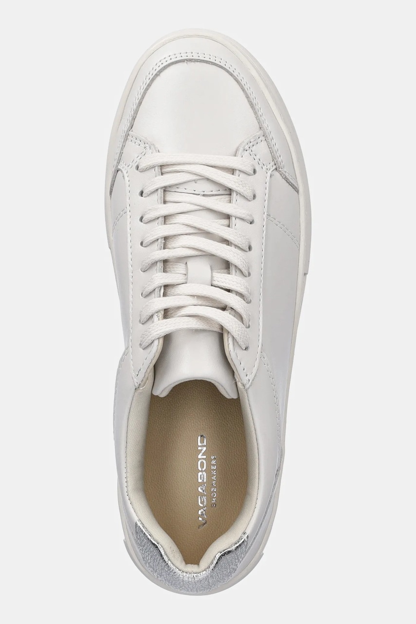 Δερμάτινα αθλητικά παπούτσια Vagabond Shoemakers ZOE PLATFORM χρώμα: άσπρο, 5927-002-01 φωτογραφία