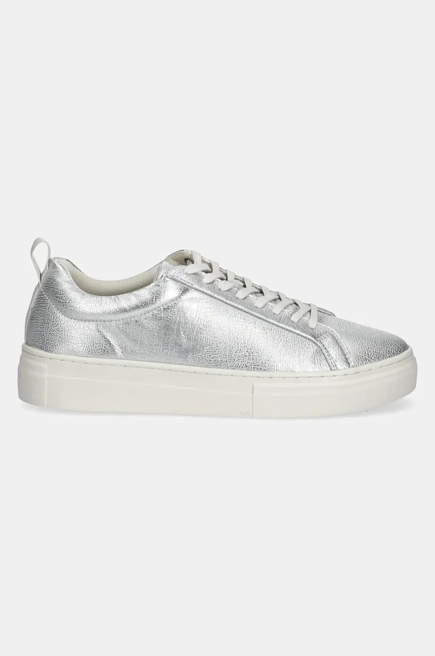 Кожаные кроссовки Vagabond Shoemakers ZOE PLATFORM женские цвет серебрянный 5927-183-79 Кожаные кроссовки Vagabond Shoemakers ZOE PLATFORM женские цвет серебрянный 5927-183-79