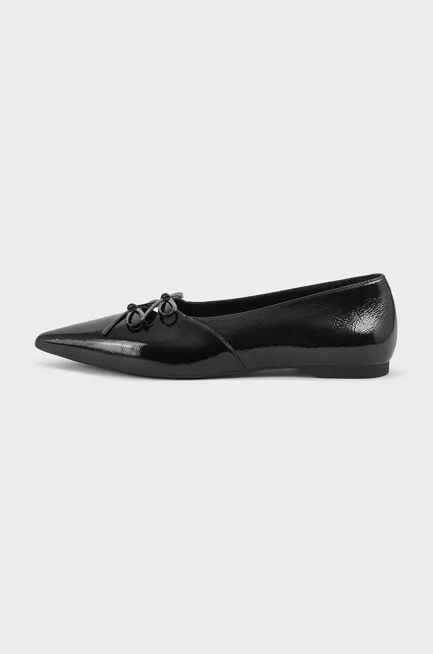 Vagabond Shoemakers balerini de piele HERMINE culoarea negru, 5933-160-20