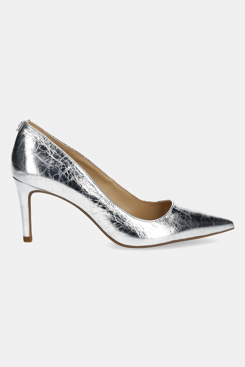 Кожаные туфли MICHAEL Michael Kors Alina цвет серебрянный 40R5ALMP1M.040 Кожаные туфли MICHAEL Michael Kors Alina цвет серебрянный 40R5ALMP1M.040