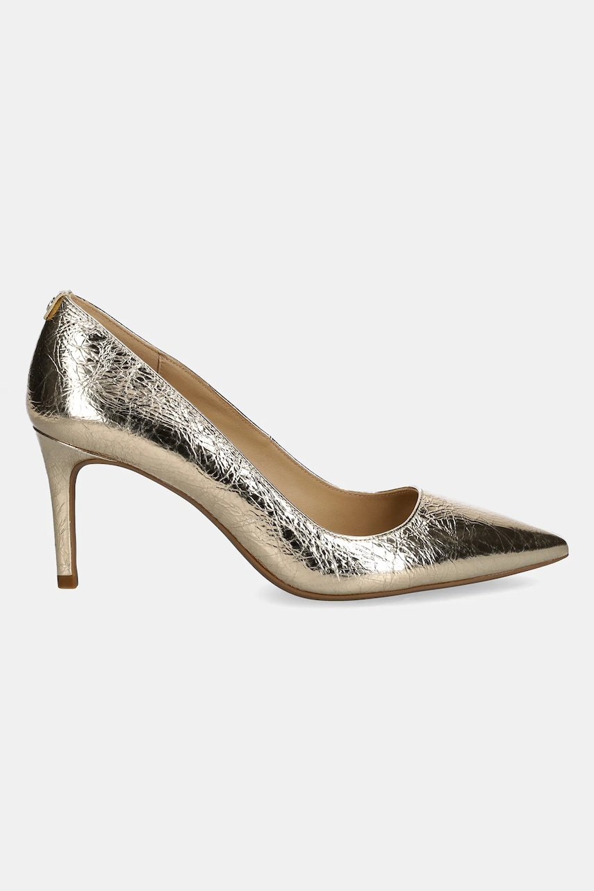 Кожаные туфли MICHAEL Michael Kors Alina цвет золотой 40R5ALMP1M.740 Кожаные туфли MICHAEL Michael Kors Alina цвет золотой 40R5ALMP1M.740