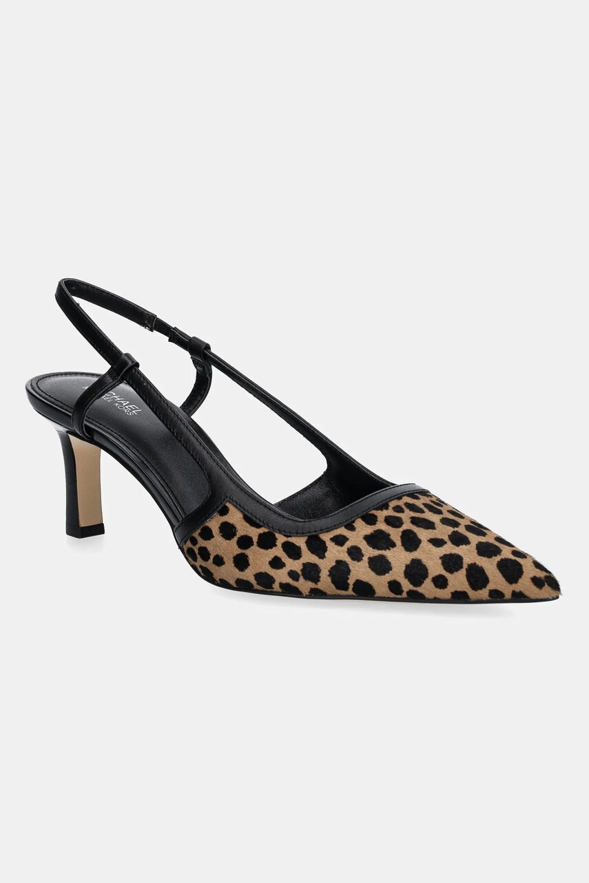 MICHAEL Michael Kors tocuri din piele intoarsa Alora culoarea bej, 40R5ALMP2H.293