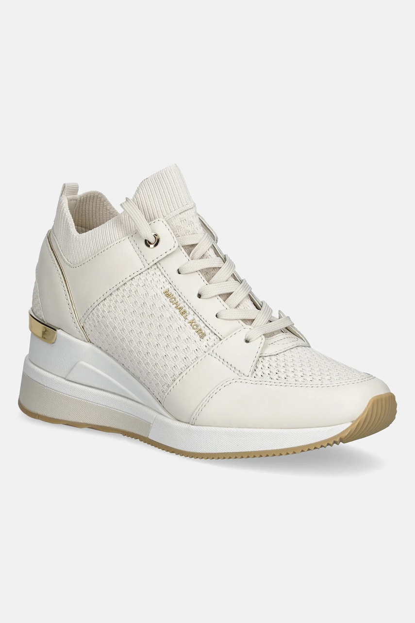 MICHAEL Michael Kors sneakers Georgie femei, culoarea bej, 43S4GEFS1D.141 MICHAEL Michael Kors sneakers Georgie femei, culoarea bej, 43S4GEFS1D.141