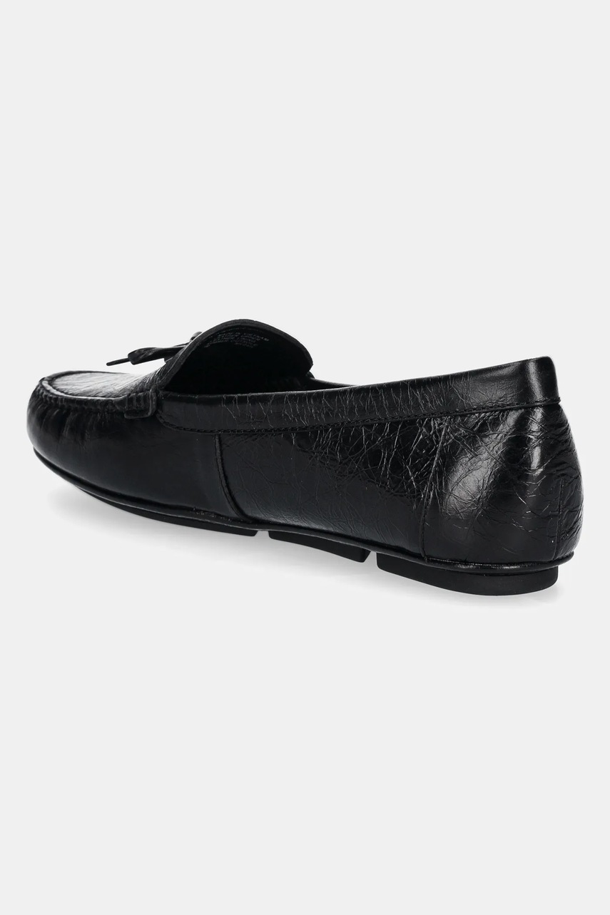 MICHAEL Michael Kors bőr mokaszin Juliette fekete, női, lapos talpú, 40R5JUFR1L.001 termék 2. képe