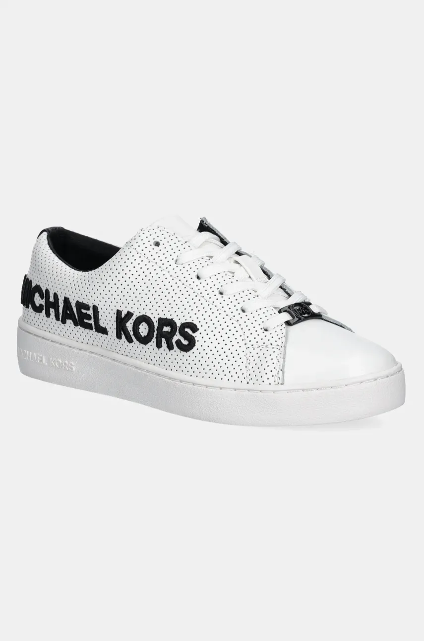 MICHAEL Michael Kors sneakers din piele Keaton culoarea alb, 43R5KEFS1L.001