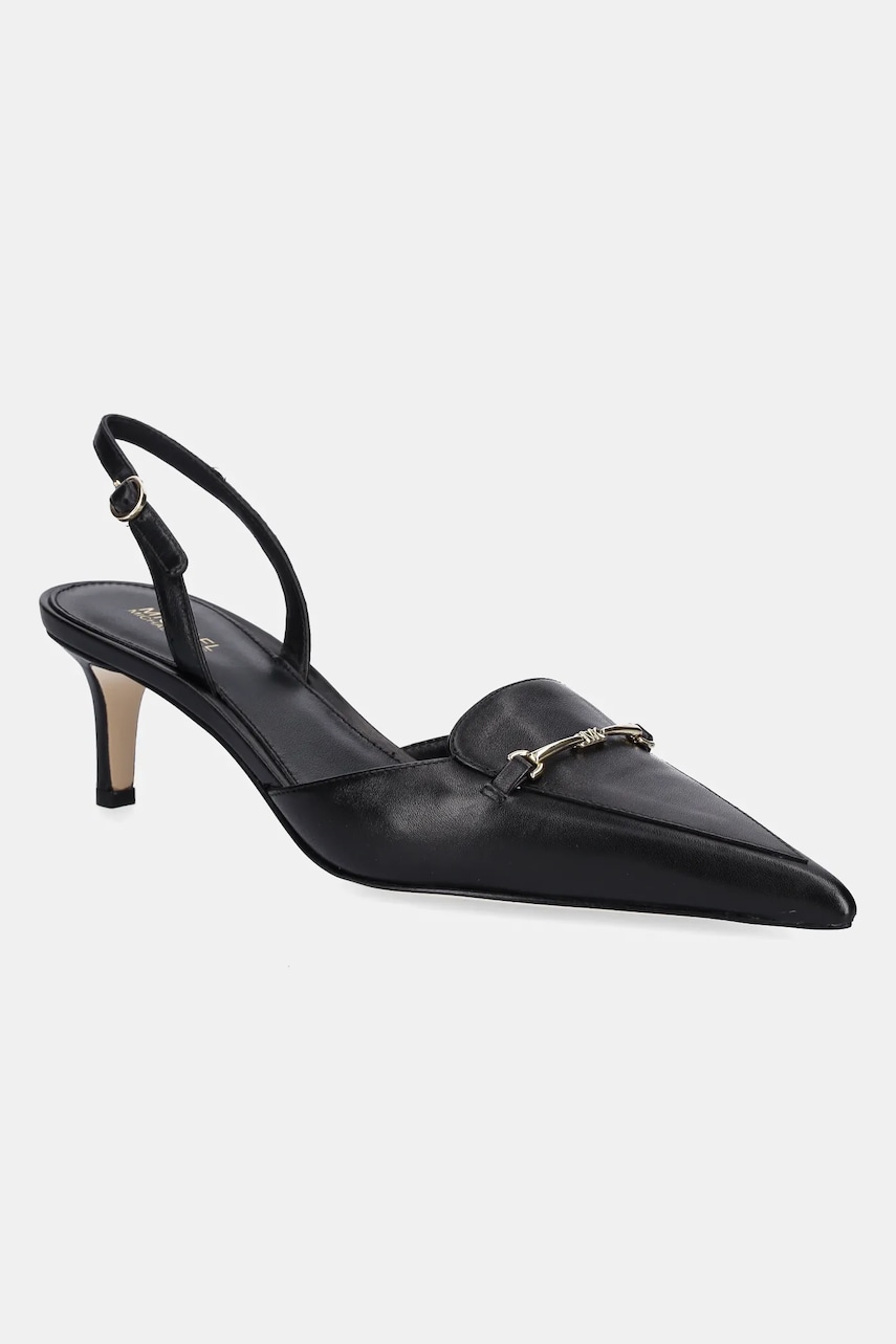 MICHAEL Michael Kors stilettos de piele Lena culoarea negru, 40R5LEMP1L.001 MICHAEL Michael Kors stilettos de piele Lena culoarea negru, 40R5LEMP1L.001