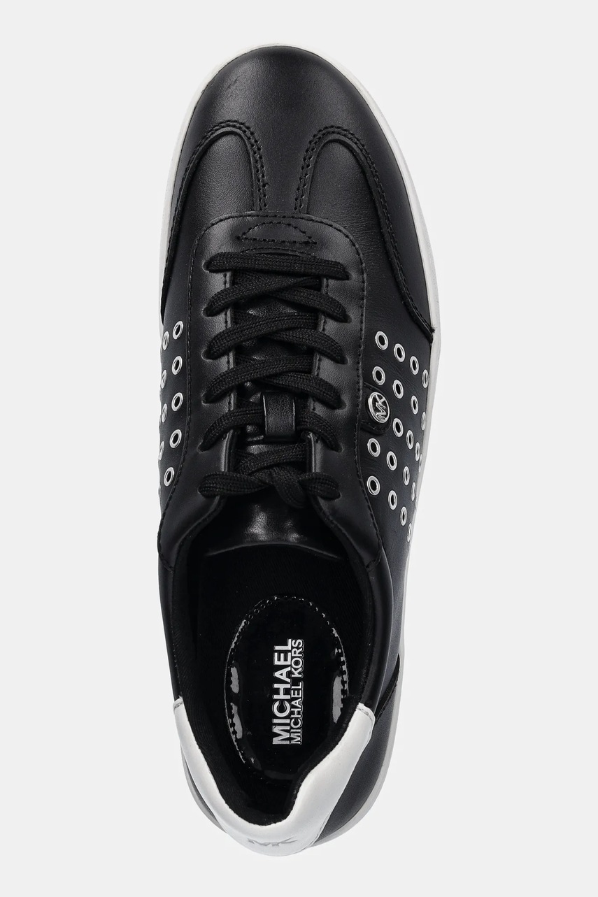 Δερμάτινα αθλητικά παπούτσια MICHAEL Michael Kors Scotty χρώμα: μαύρο, 43R5SCFS1L.001 φωτογραφία