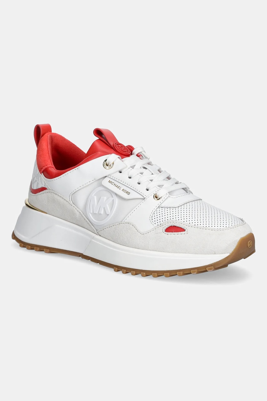 MICHAEL Michael Kors sneakers Theo culoarea alb, 43R5THFS1D.847 MICHAEL Michael Kors sneakers Theo culoarea alb, 43R5THFS1D.847