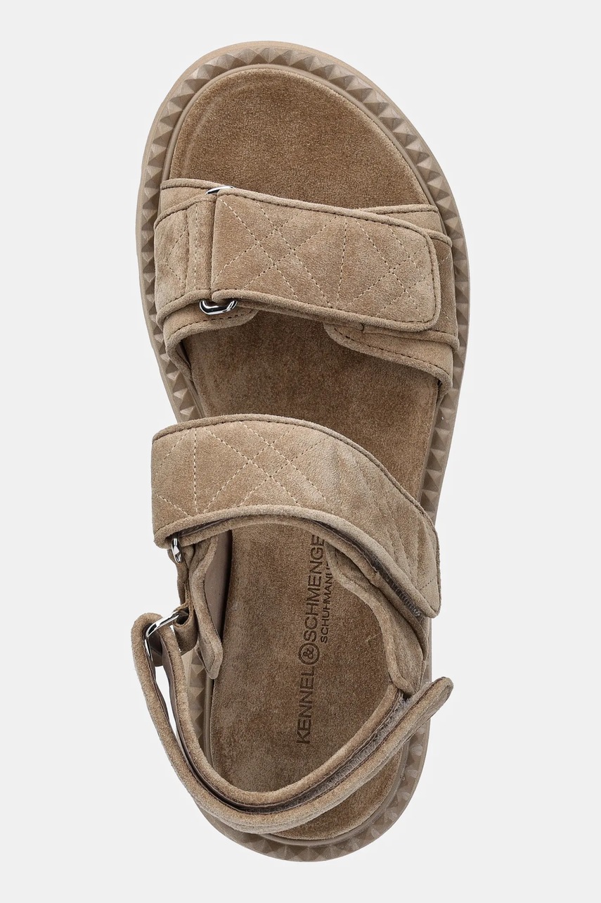 Σανδάλια σουέτ Kennel & Schmenger Close φωτογραφία