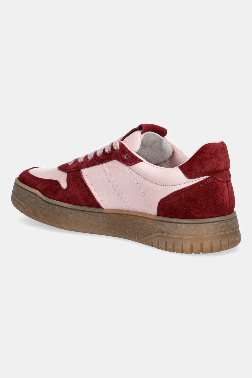 Δερμάτινα αθλητικά παπούτσια Kennel & Schmenger Gaz χρώμα: ροζ, 51-16700 φωτογραφία