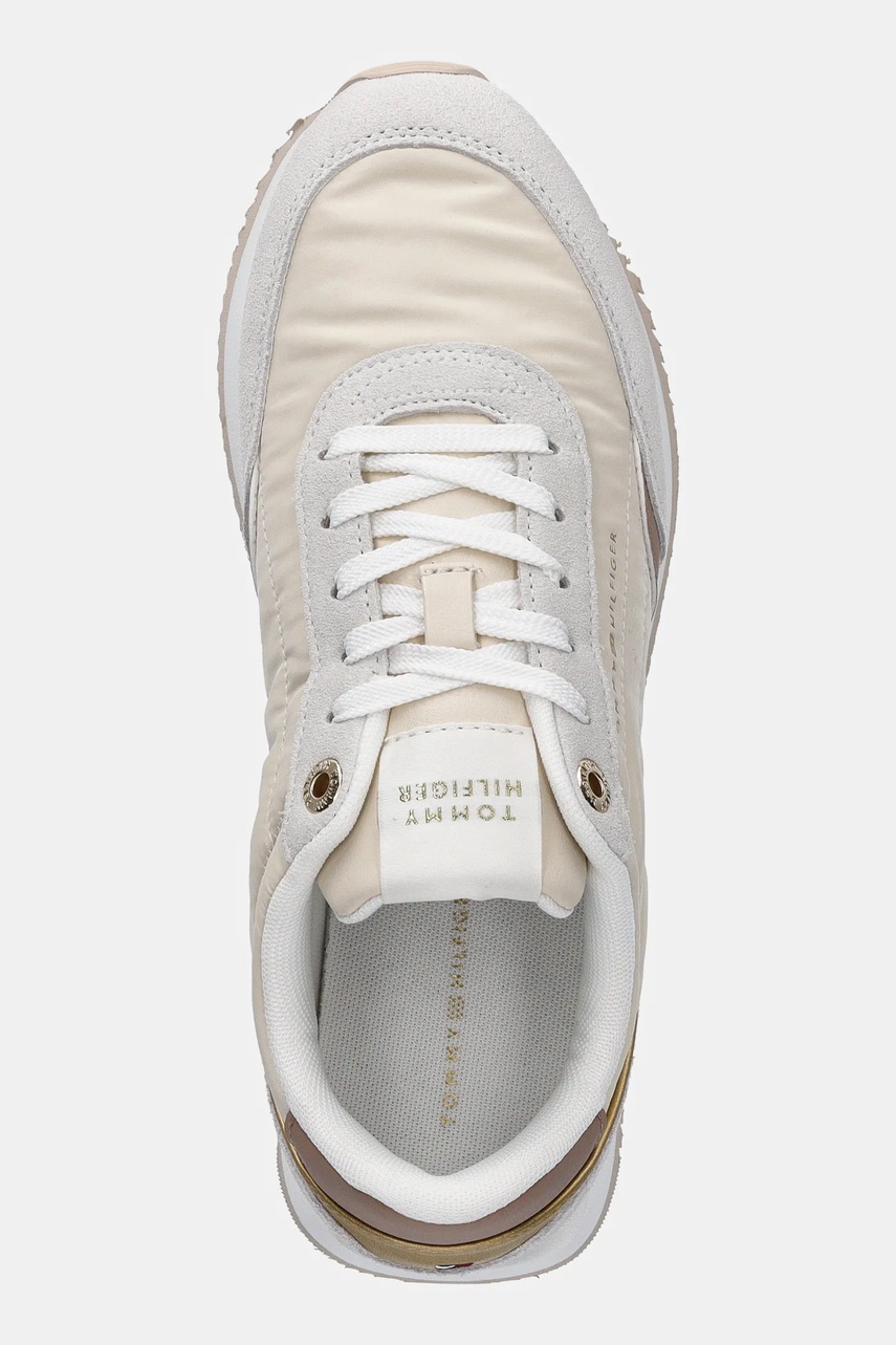 Αθλητικά Tommy Hilfiger ESSENTIAL RUNNER χρώμα: μπεζ, FW0FW08332 φωτογραφία