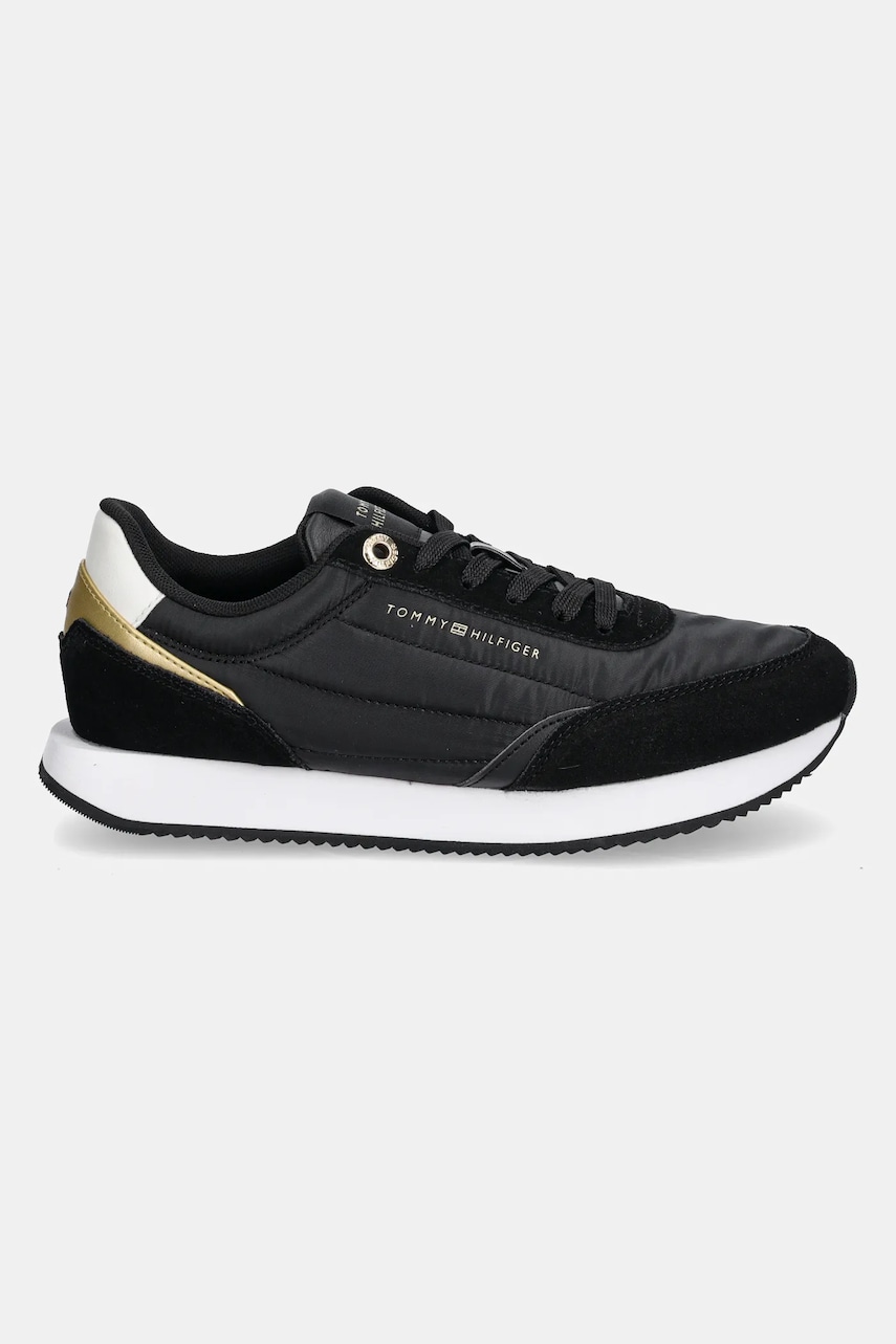 Кроссовки Tommy Hilfiger ESSENTIAL RUNNER цвет чёрный FW0FW08332 Кроссовки Tommy Hilfiger ESSENTIAL RUNNER цвет чёрный FW0FW08332